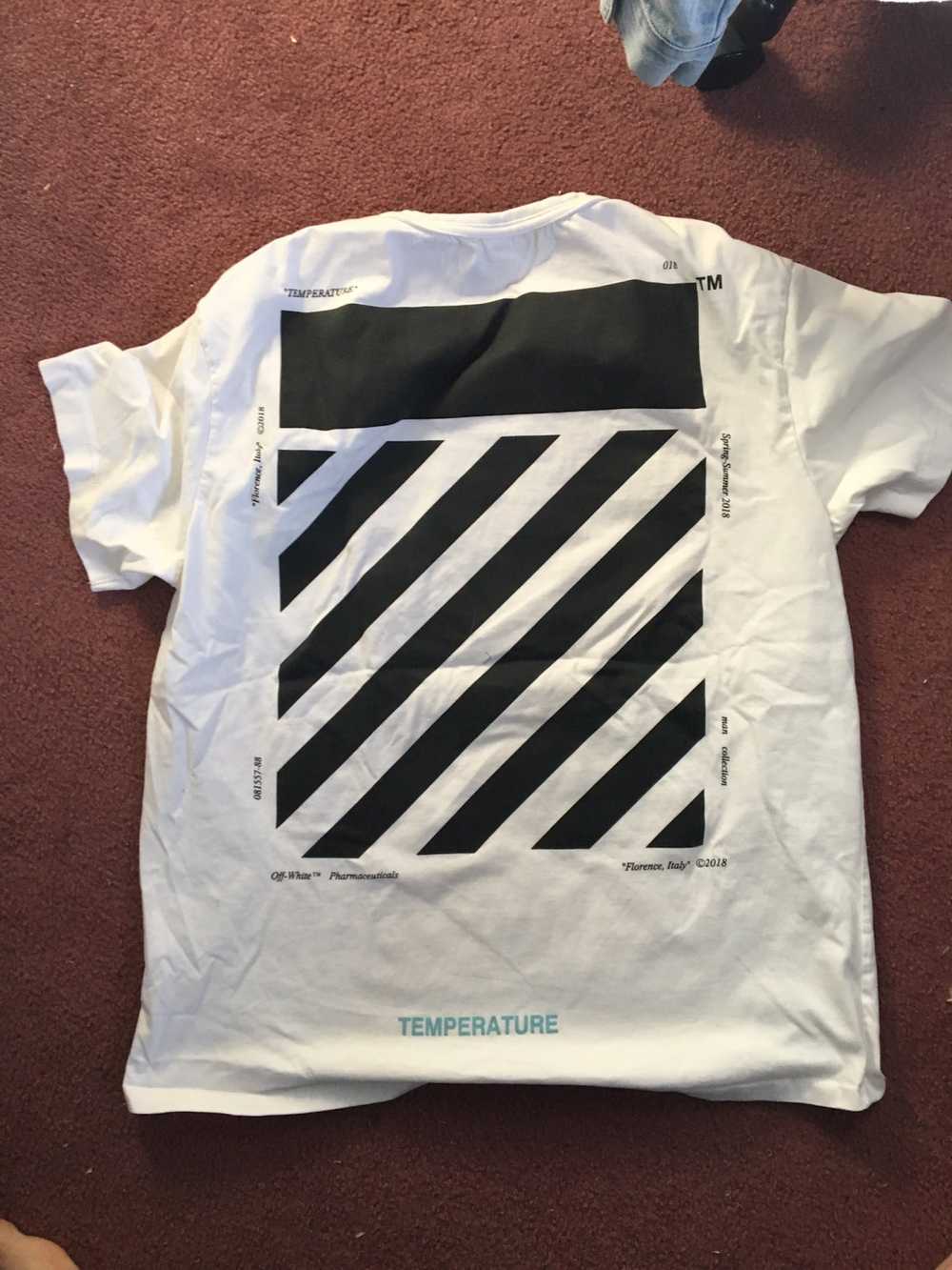 Off-White Off-White “TEMPERATURE” Tee White - image 2