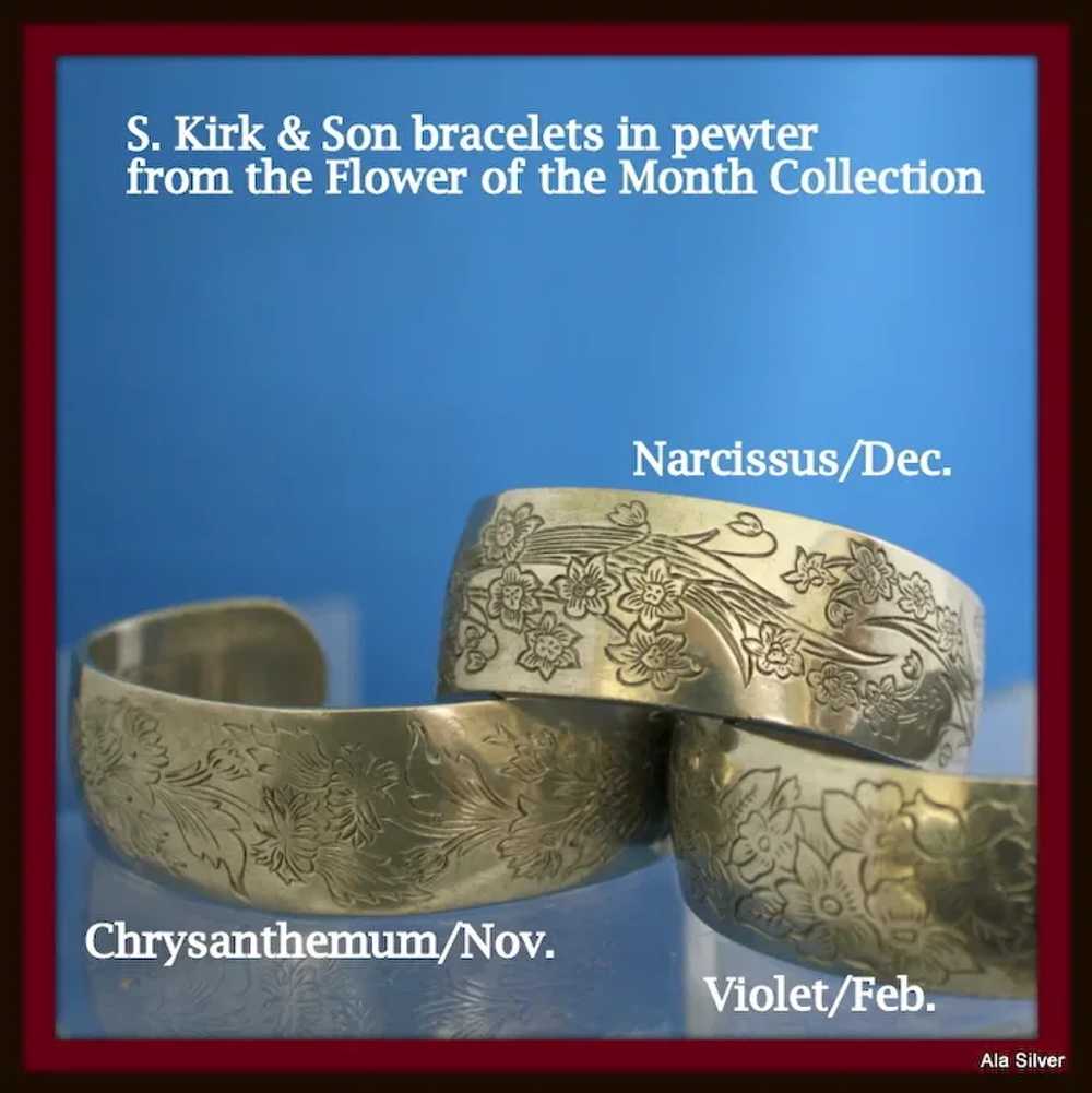 Kirk cuff bracelet in pewter from the flowers of … - image 2