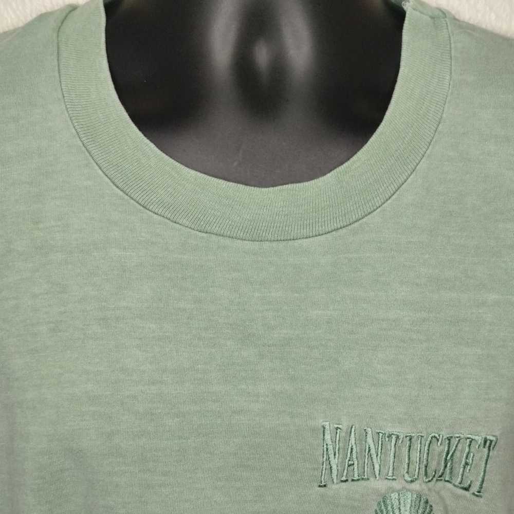 VTG 90s Men's Large T-shirt Nantucket Single Stit… - image 2