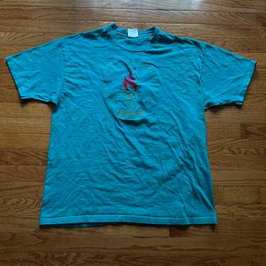 VTG 90s Atlanta 1996 Olympics Embroidered Shirt S… - image 1