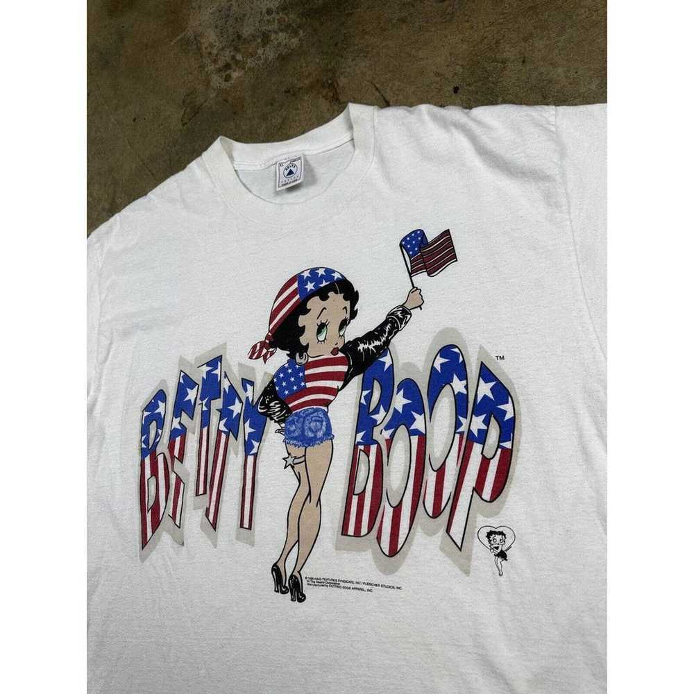Vintage 1996 Betty Boop 4th of July USA Shirt - image 2