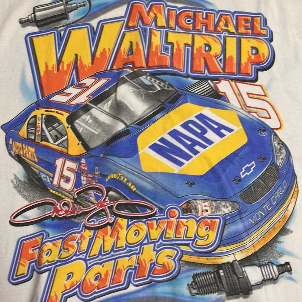 Vintage Michael Waltrip Nascar T-shirt - image 2