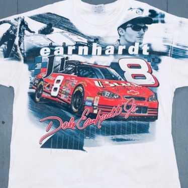 Vintage Nascar Dale Earnhardt Jr All-Over Print T… - image 1