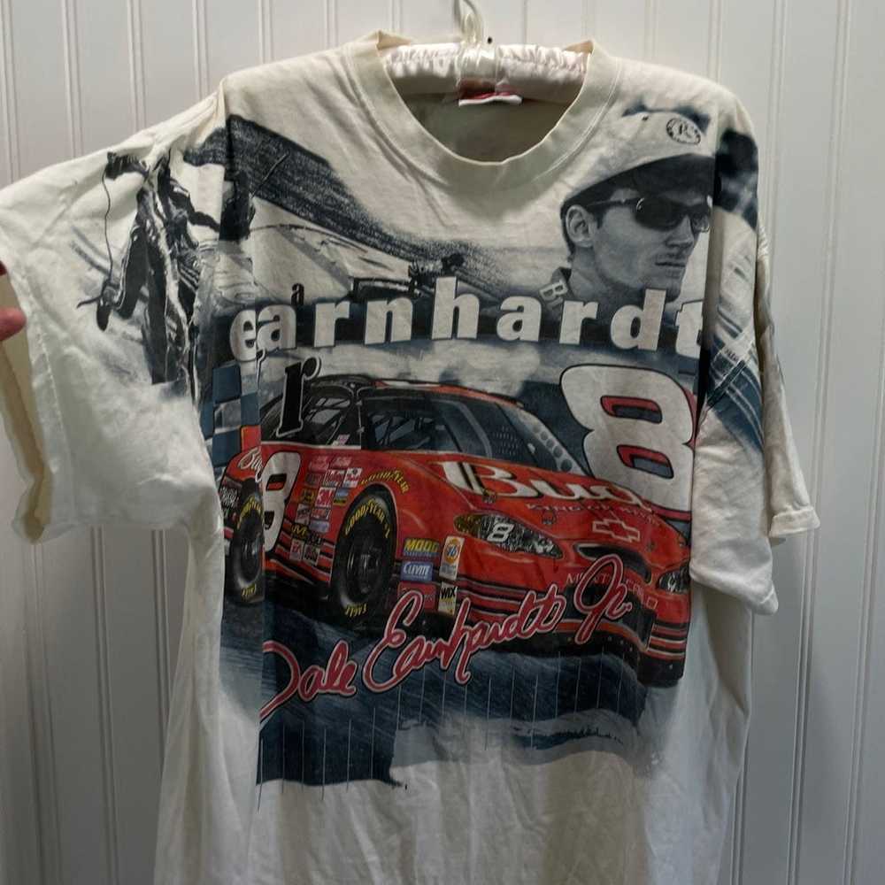 Vintage Nascar Dale Earnhardt Jr All-Over Print T… - image 2