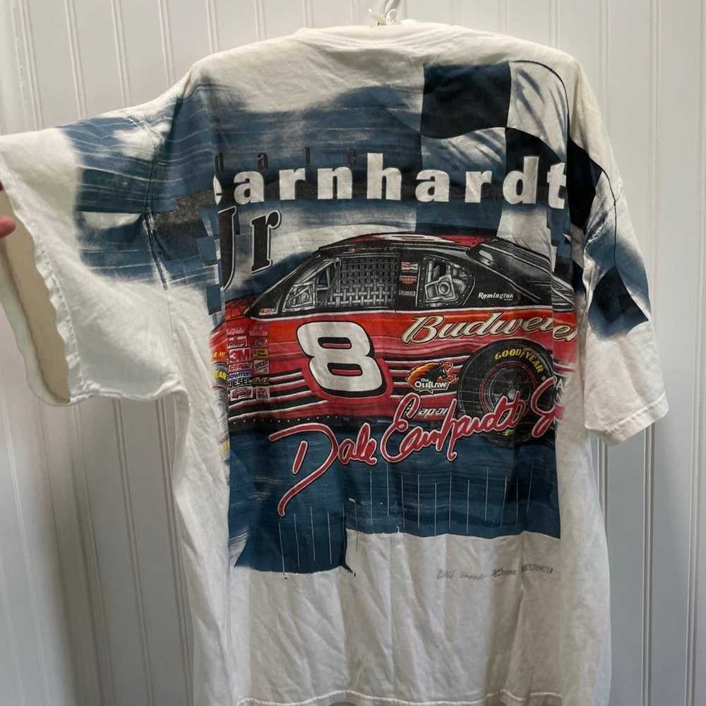 Vintage Nascar Dale Earnhardt Jr All-Over Print T… - image 3