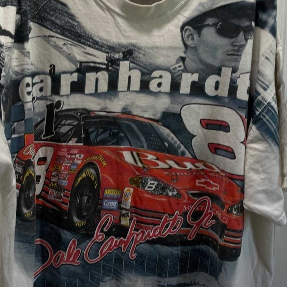 Vintage Nascar Dale Earnhardt Jr All-Over Print T… - image 5