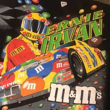 Ernie Irvan Vintage Double sided M&Ms T-Shirt - image 1