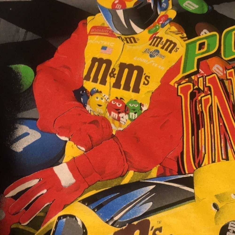 Ernie Irvan Vintage Double sided M&Ms T-Shirt - image 4