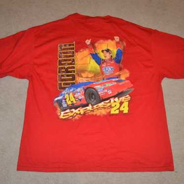 Jeff Gordon NASCAR Shirt Adult XL Extra Large Red… - image 1