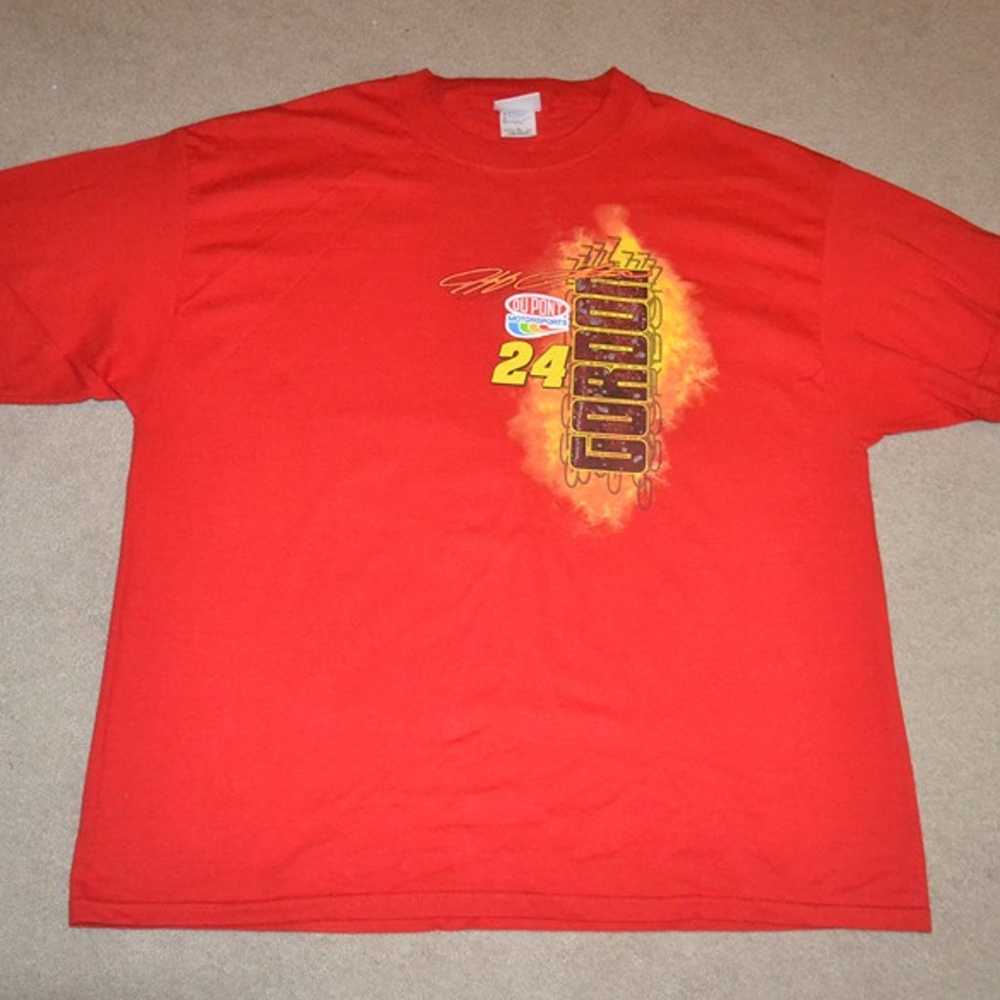 Jeff Gordon NASCAR Shirt Adult XL Extra Large Red… - image 2