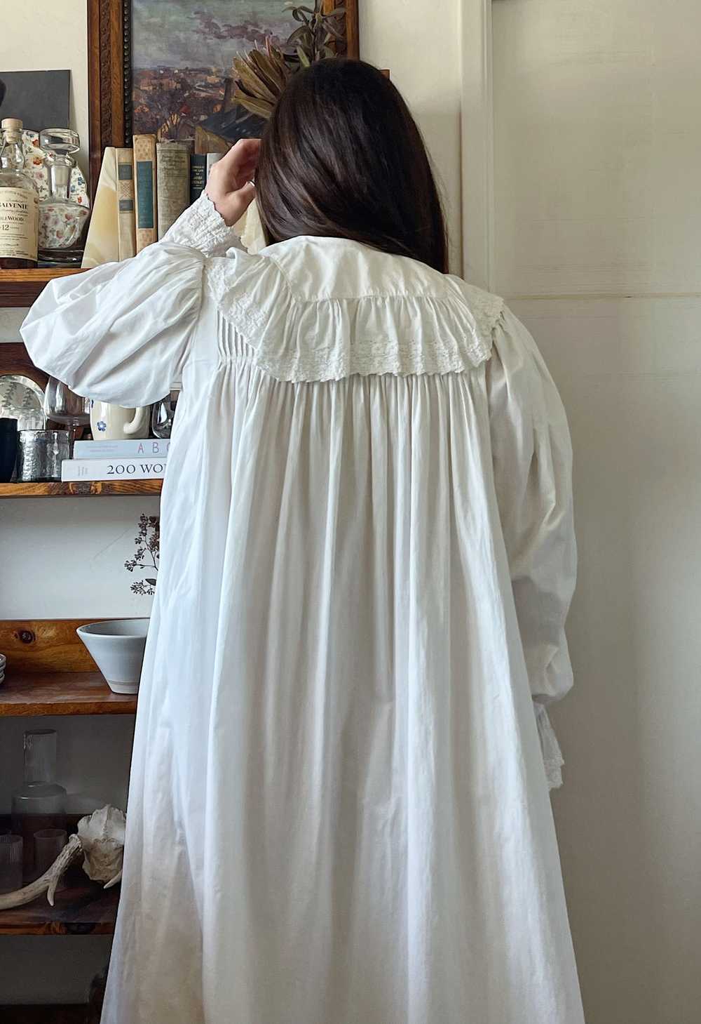 Victorian Ruffle Collar Nightgown - image 2