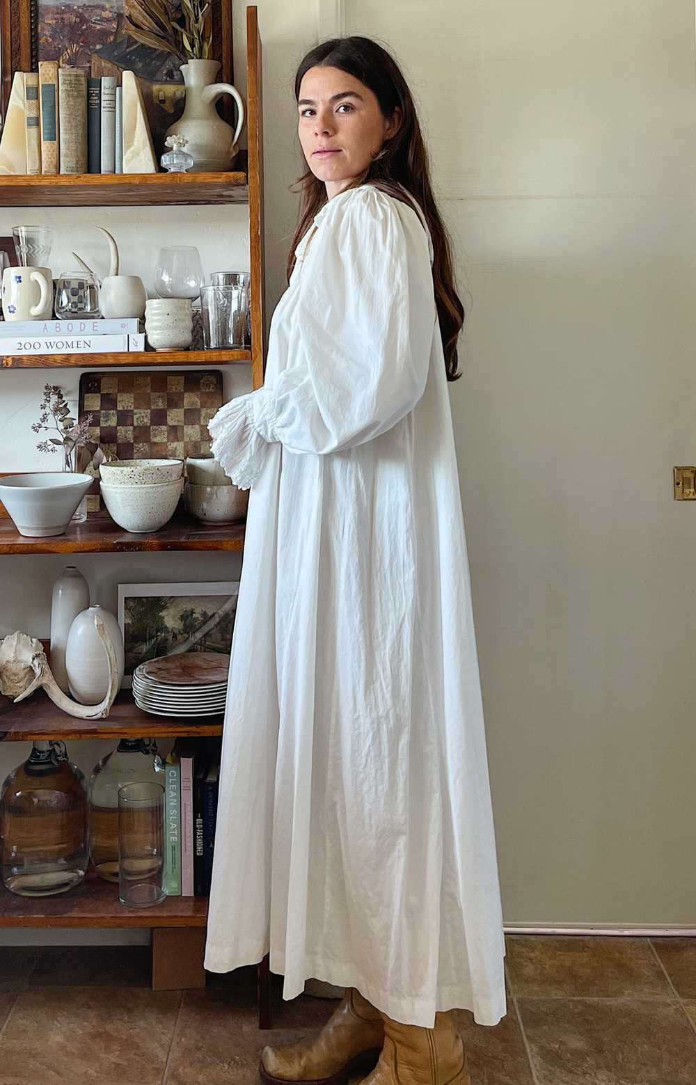 Victorian Ruffle Collar Nightgown - image 5