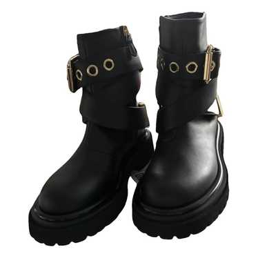 Moschino Leather biker boots - image 1