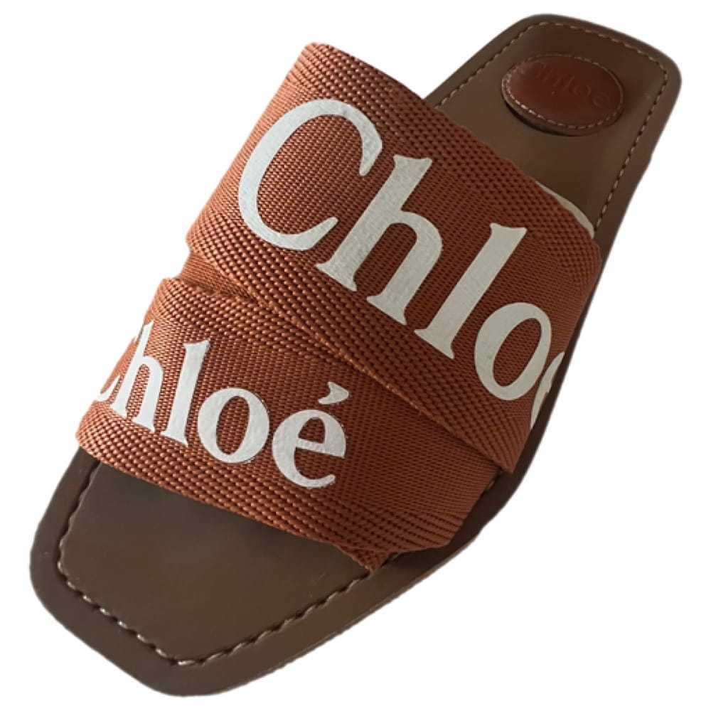 Chloé Woody cloth mules - image 1