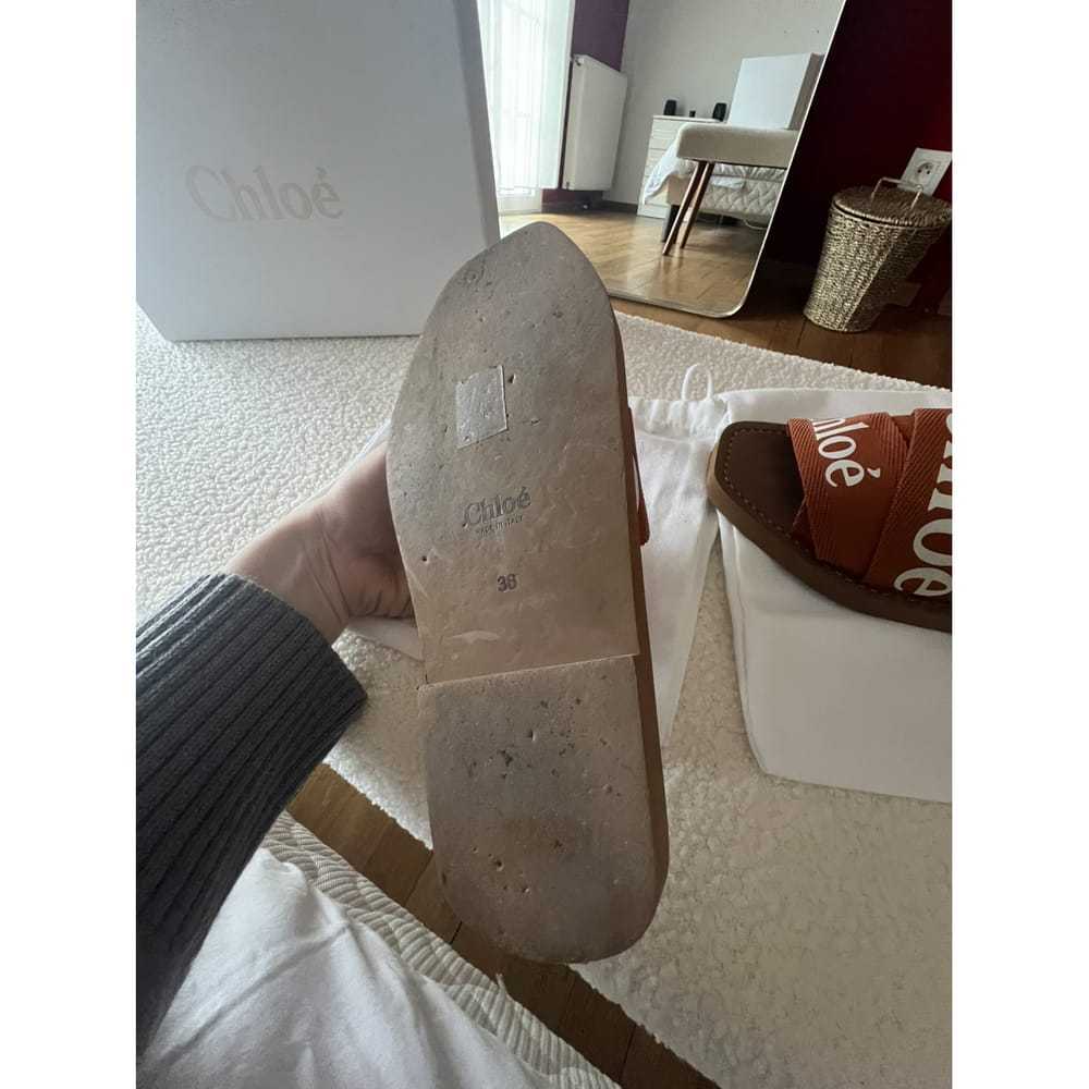 Chloé Woody cloth mules - image 3