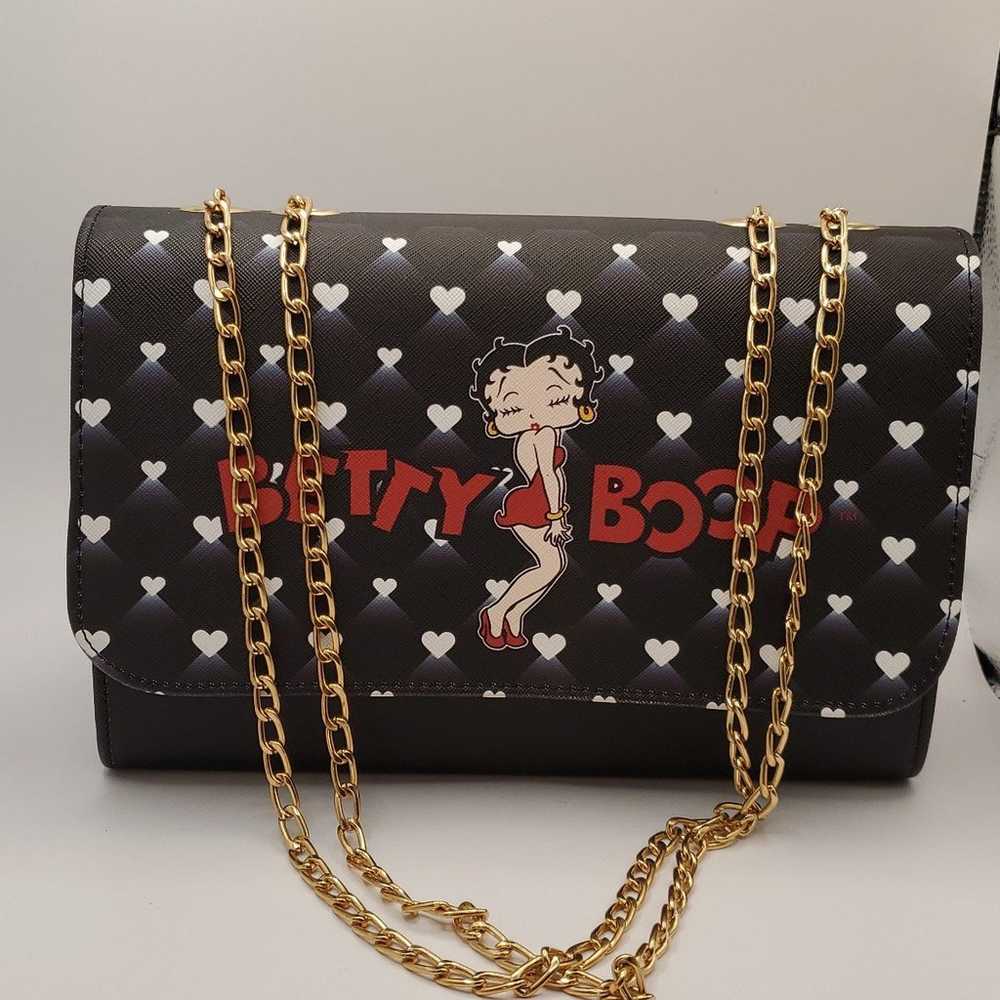 NEW! Betty Boop Womens Lany 100% Vegan Crossbody … - image 1