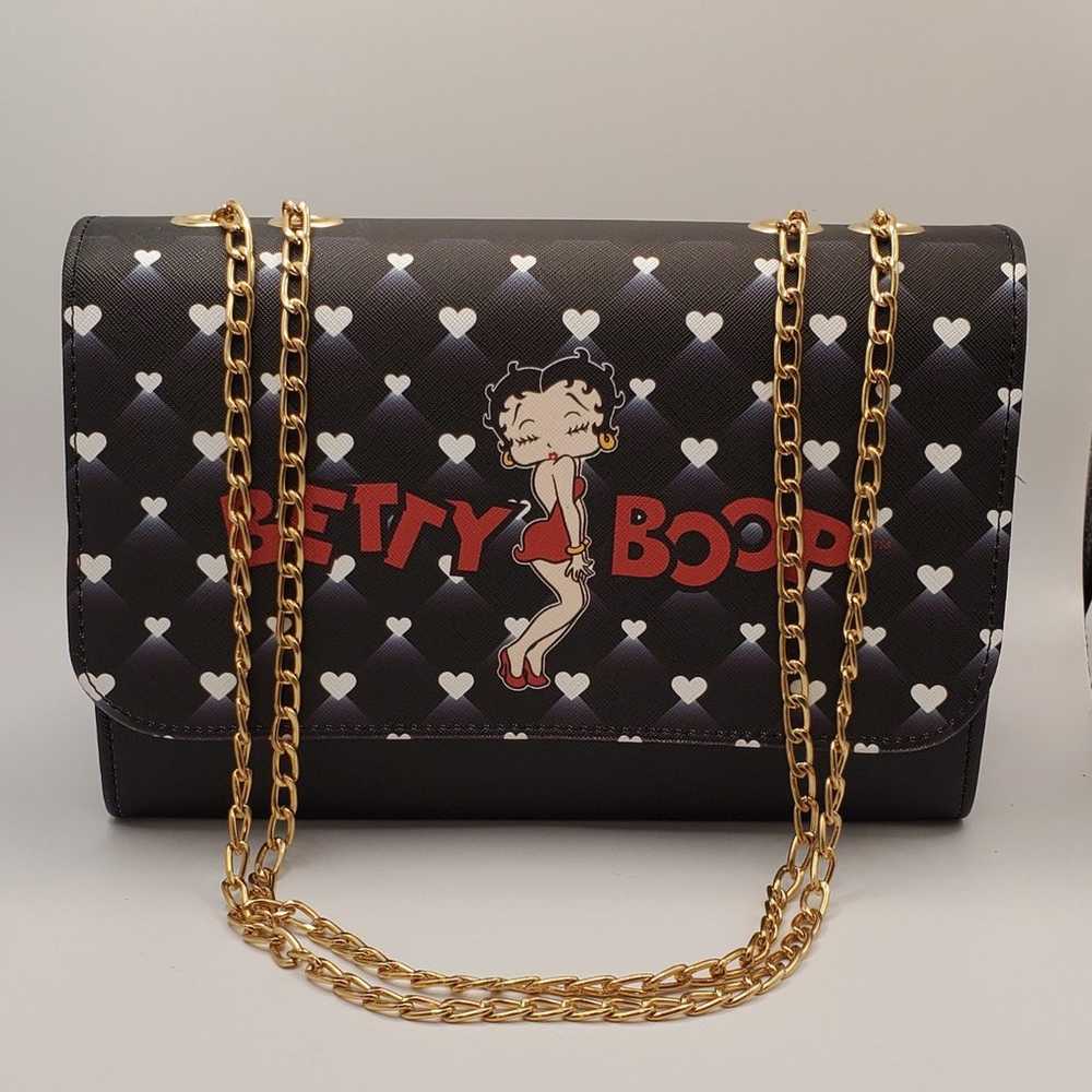 NEW! Betty Boop Womens Lany 100% Vegan Crossbody … - image 2