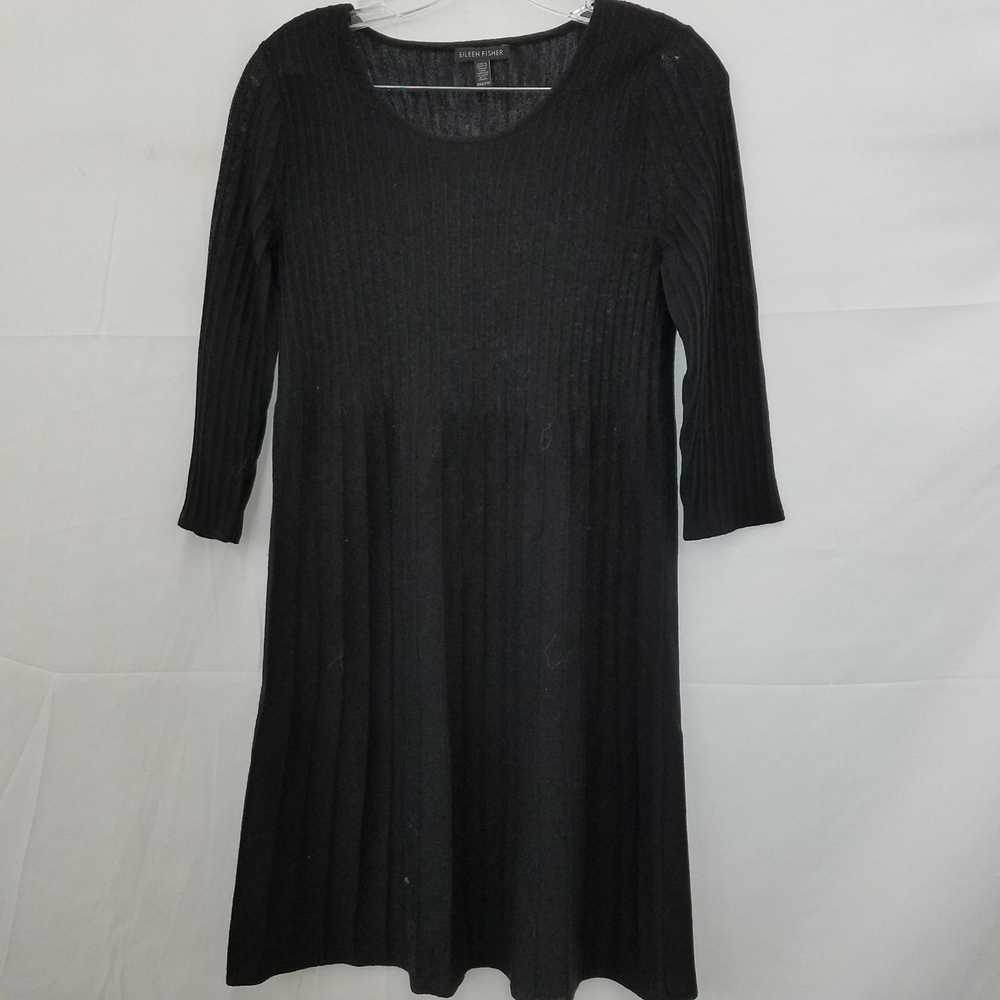Eileen Fisher Black Dress Size XXS - image 2