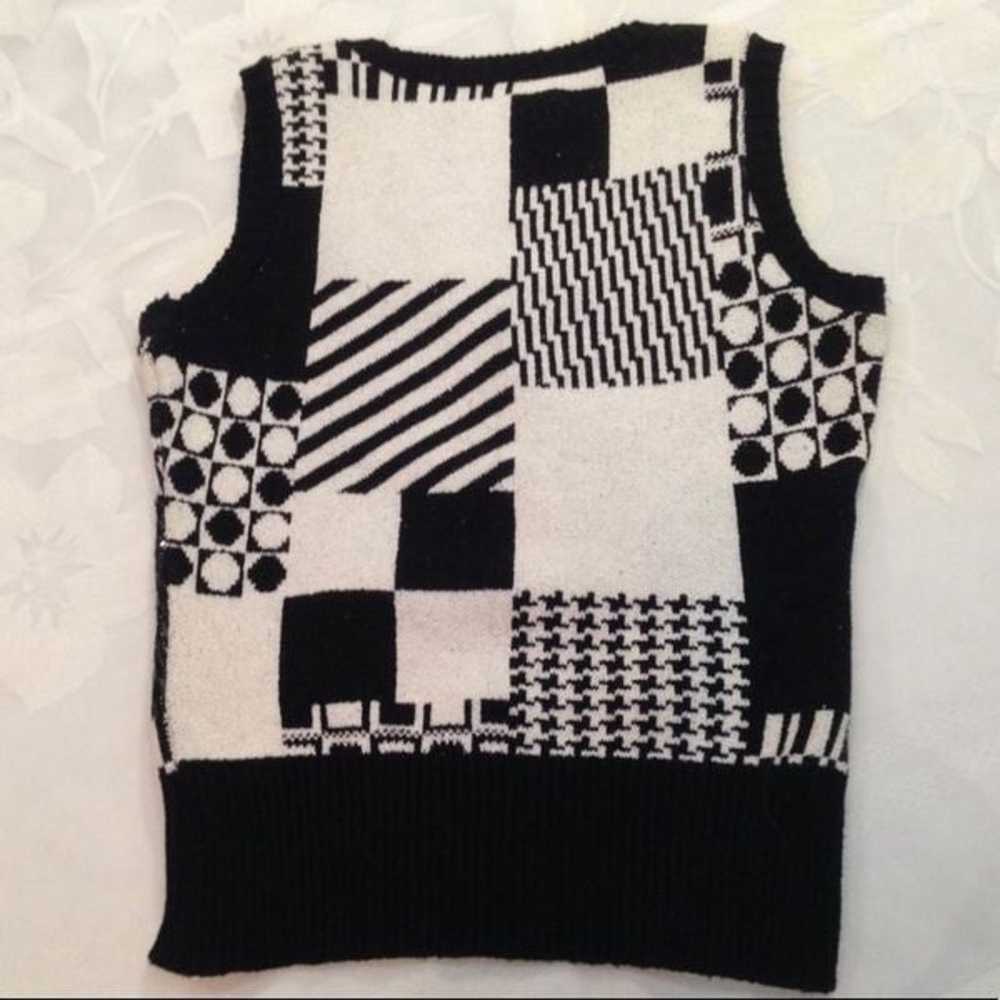 Vintage Bette Paige Sleeveless Shimmer Sweater - image 2