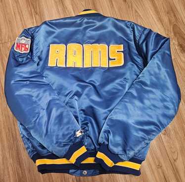 【最終値下】LOS ANGELES RAMS スタジャン 90s アメリカ製 Los Angeles Rams, Football One of a KIND “Super Rare Find