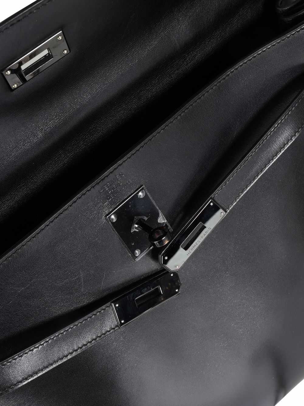Hermès Pre-Owned Kelly 35 handbag - Black - image 5
