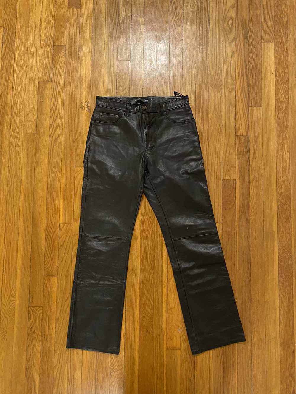 Gap Vintage Gap Leather Pants - Gem