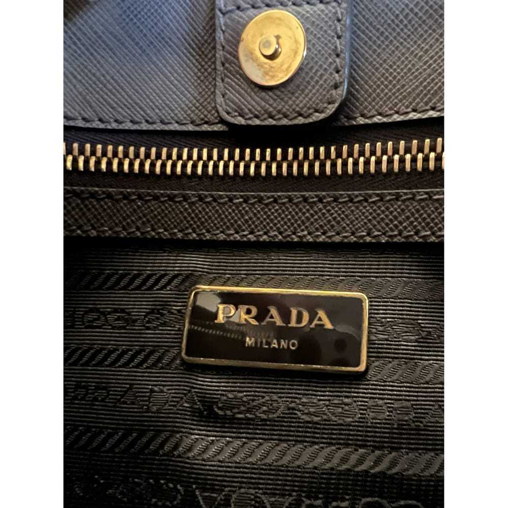 Prada Double leather handbag - image 8