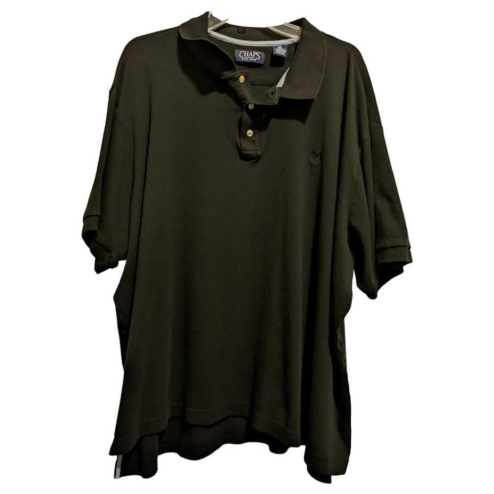 Chaps Black CHAPS Polo Shirt. Men's Size 3B/3X - image 4