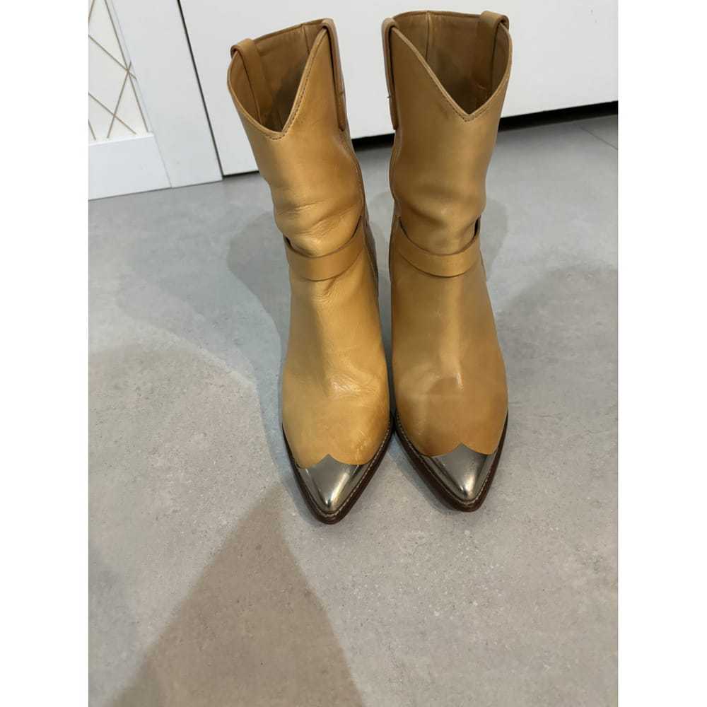Isabel Marant Lamsy leather cowboy boots - image 7