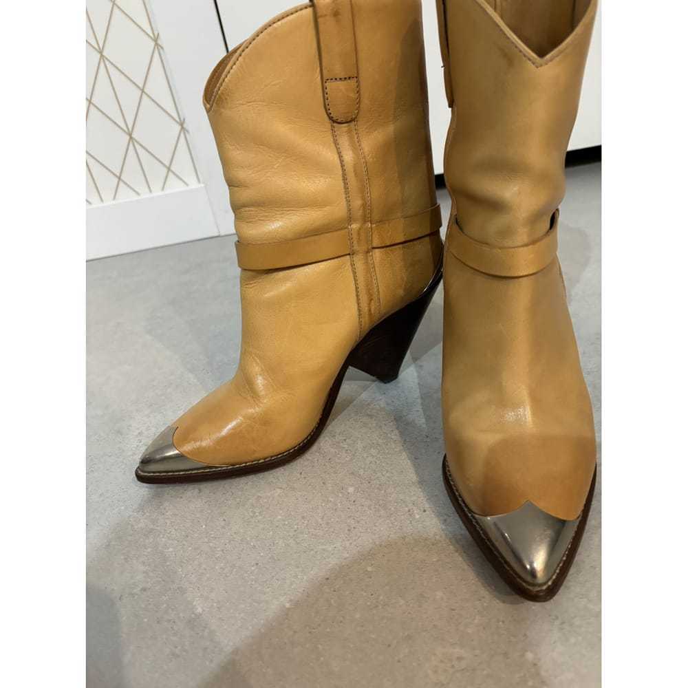 Isabel Marant Lamsy leather cowboy boots - image 9