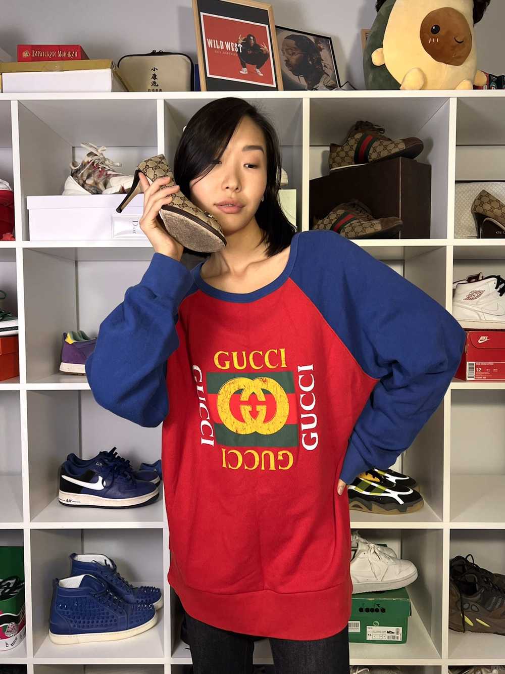 Gucci × Luxury × Streetwear Gucci Cotton Jersey Sweat… - Gem