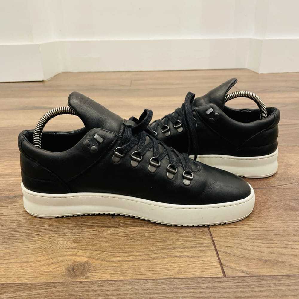 Filling Pieces Leather low trainers - image 3