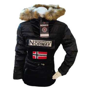 Geographical Norway Women's Winter Jacket Parka Pullover Ski Woven Fur