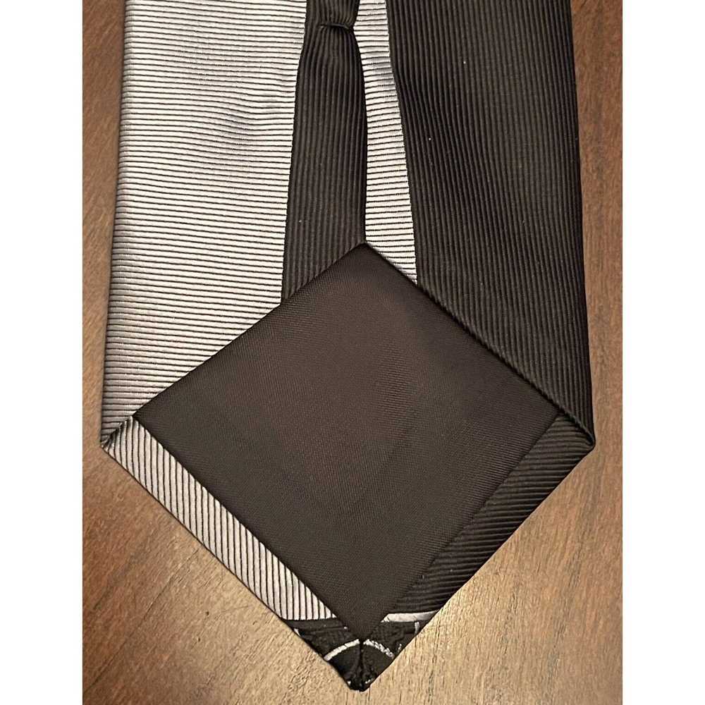 Twenty Twenty Dollars Tie Black Gray Hand Made Si… - image 2