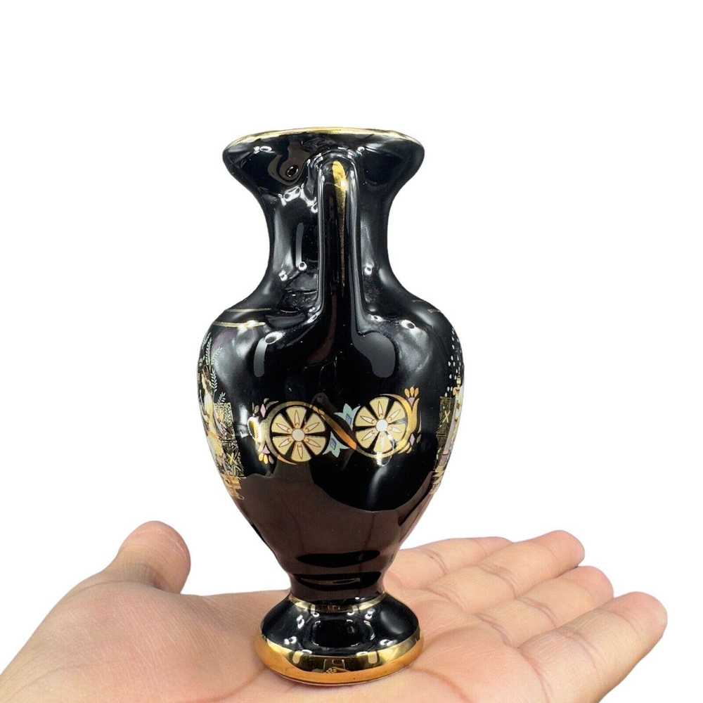Other Vintage Fakiolas 24 K Gold Ceramic Pottery … - image 10