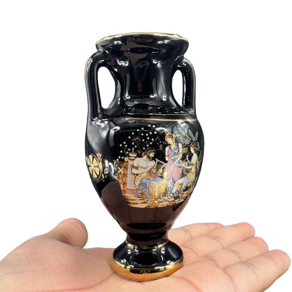 Other Vintage Fakiolas 24 K Gold Ceramic Pottery … - image 2