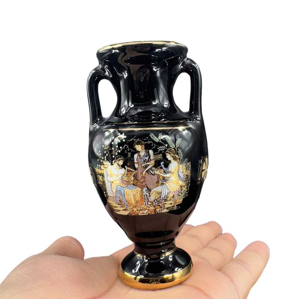 Other Vintage Fakiolas 24 K Gold Ceramic Pottery … - image 5