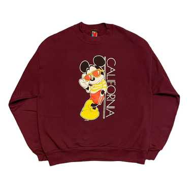 Disney VTG 90s Mickey California crewneck sweatsh… - image 1