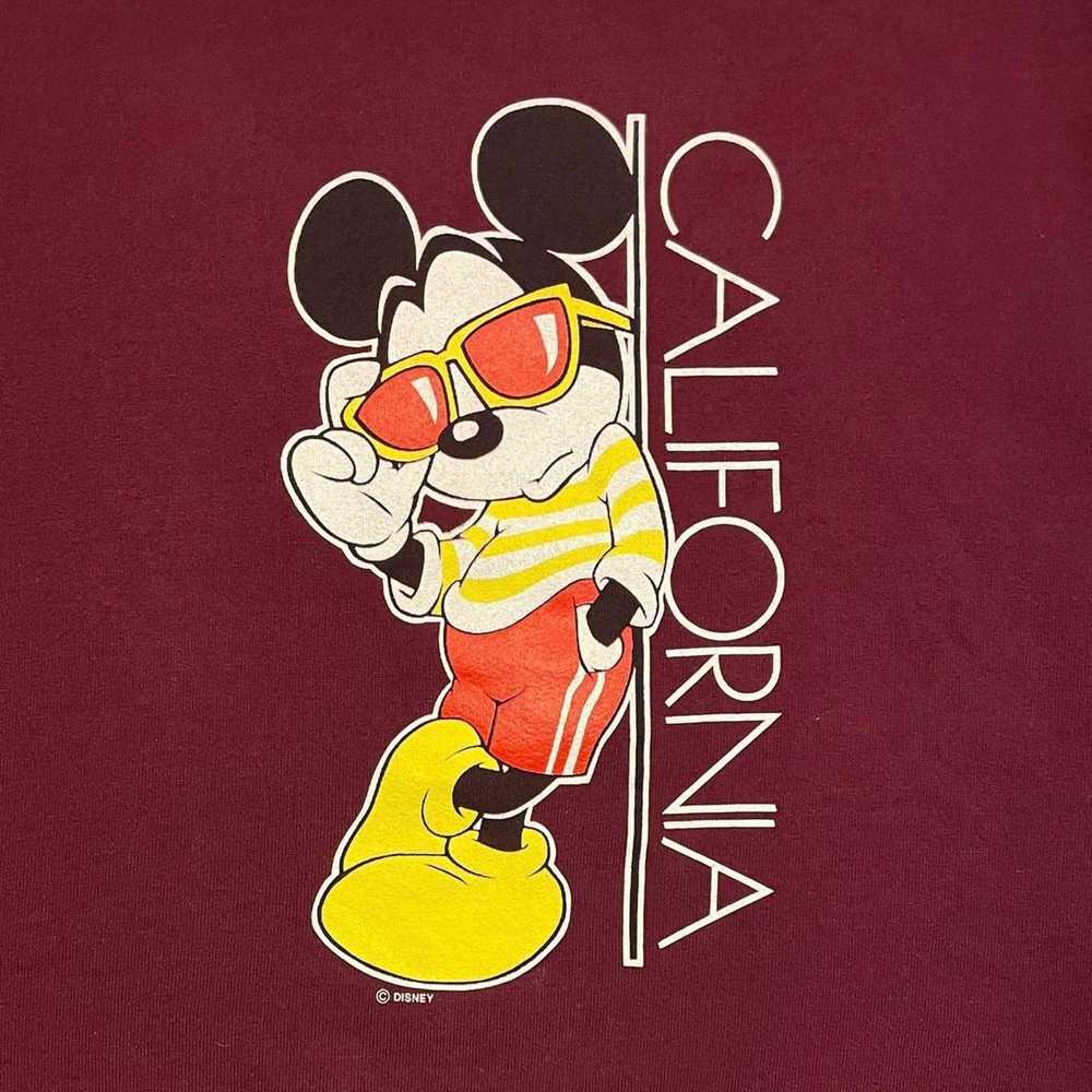 Disney VTG 90s Mickey California crewneck sweatsh… - image 3