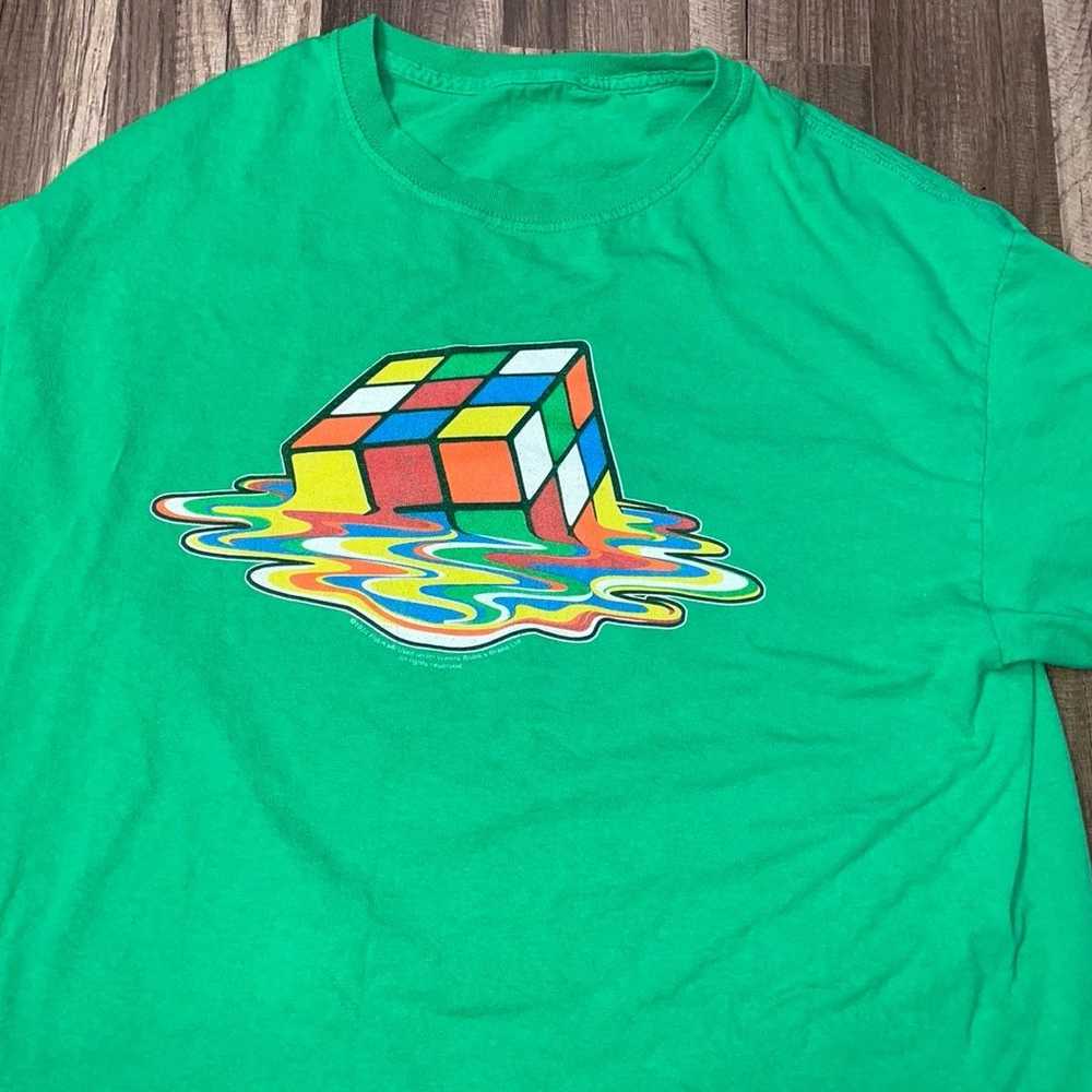 Vintage Melting Rubix Cube Shirt - image 4