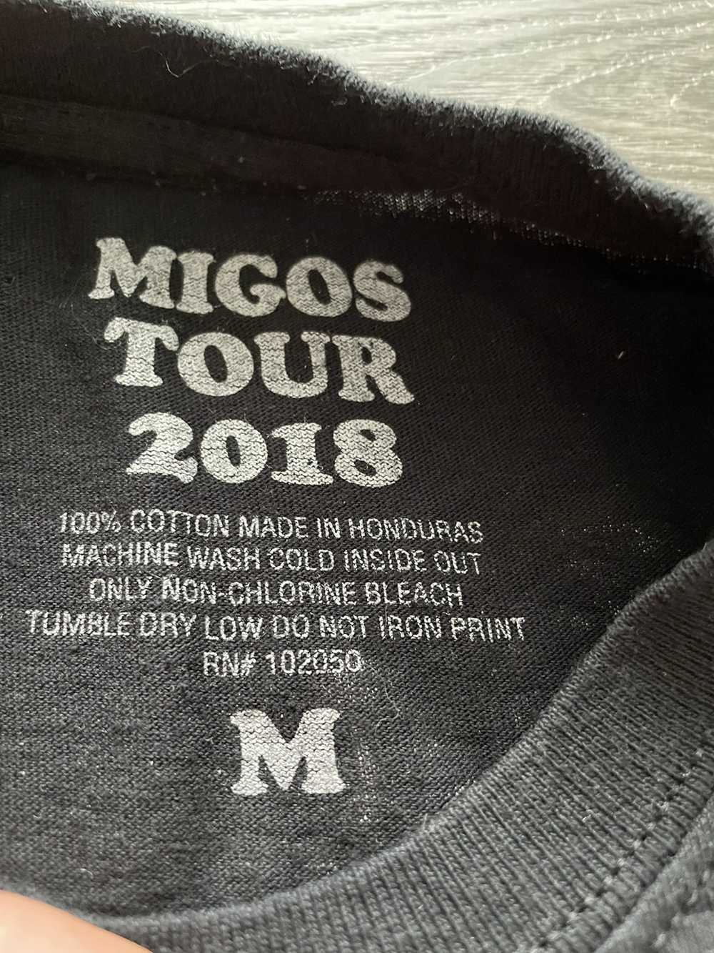 Rap Tees × Vintage Migos Concert T-Shirt (2018 Au… - image 2