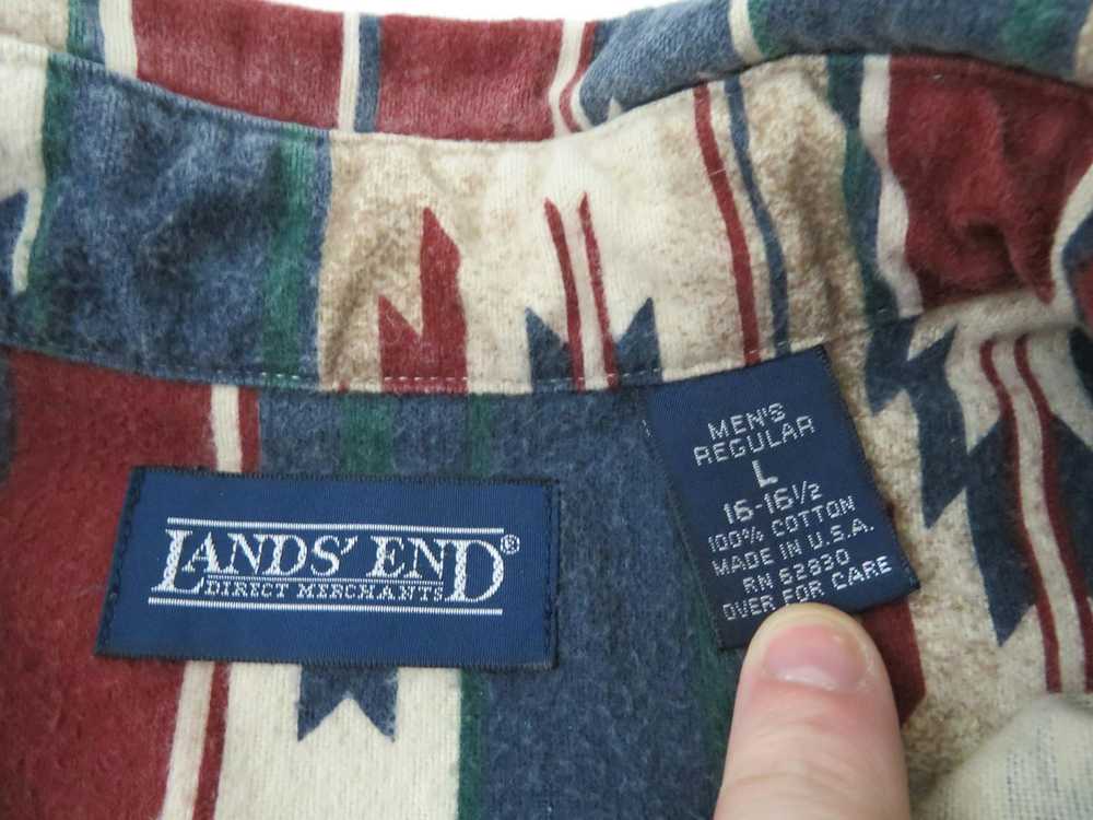 L.L. Bean × Lands End × Made In Usa Vintage Chamo… - image 8