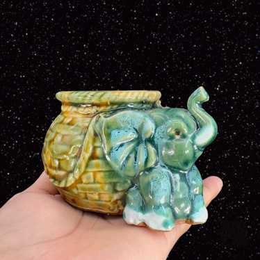 Other Vintage Ceramic Elephant Majolica Style Plan