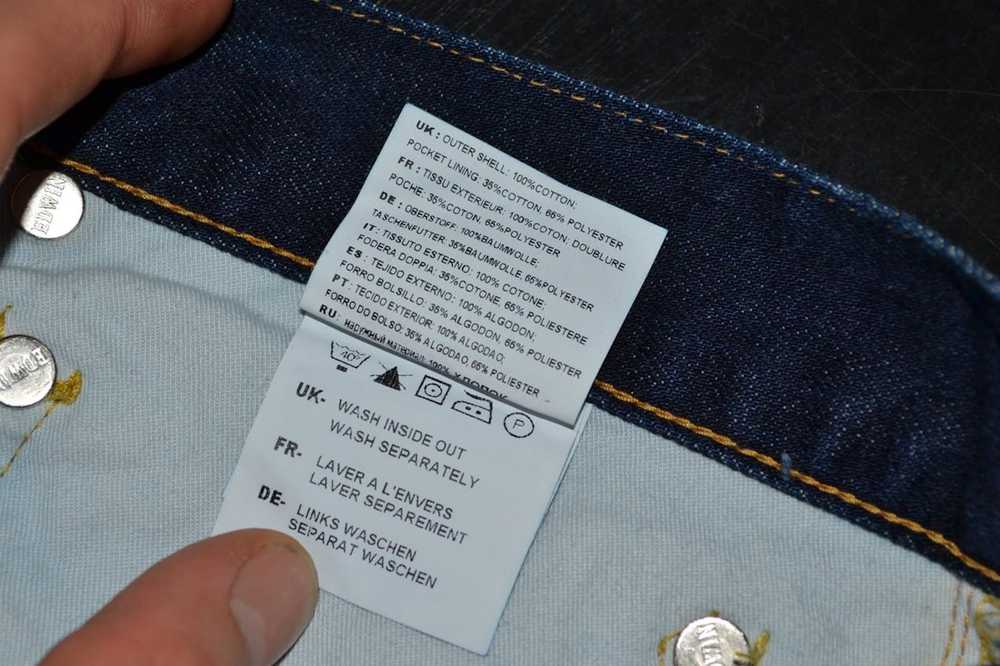 Edwin × Japanese Brand Edwin classic Jeans Size 3… - image 9