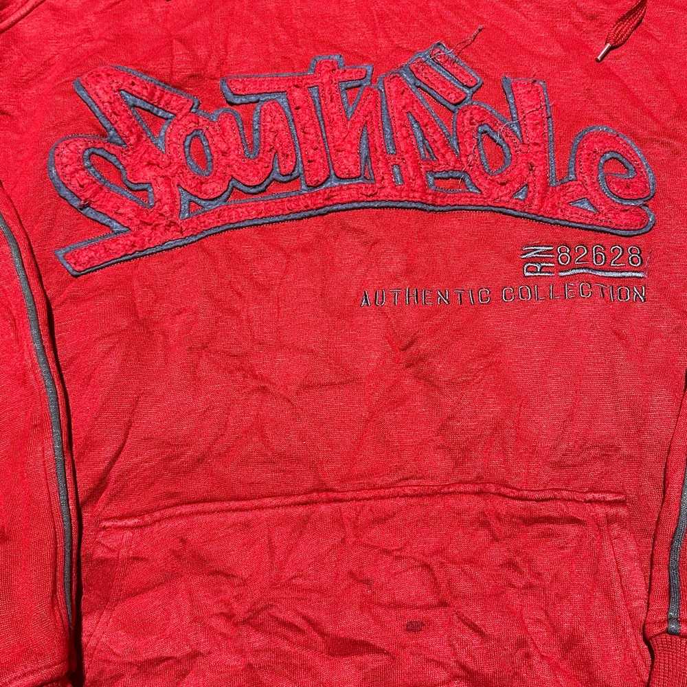 Southpole Y2K SouthPole Red Hoodie size XL in Men - image 4