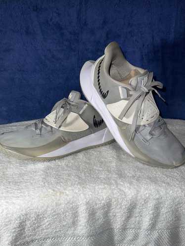 Nike Gray Nike Kyrie basketball shoes