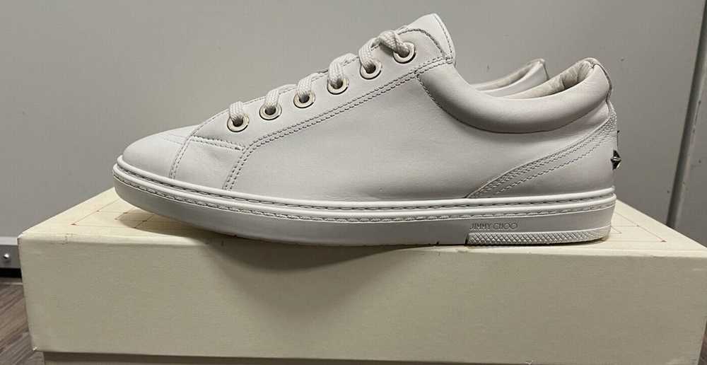 Jimmy Choo Cash White Low Sneakers - image 2