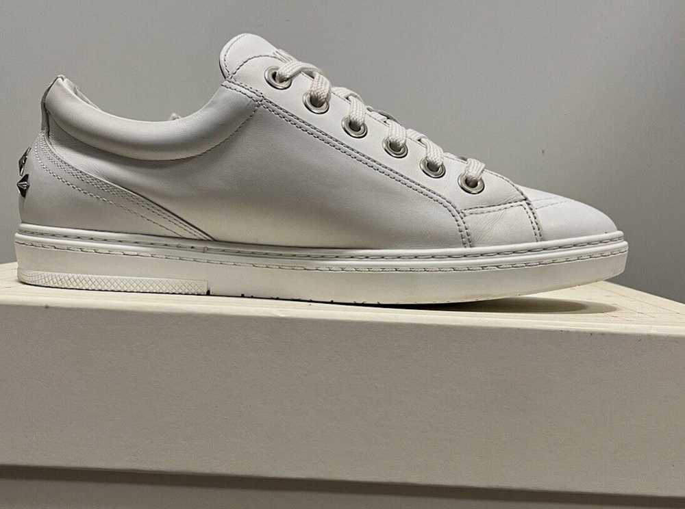 Jimmy Choo Cash White Low Sneakers - image 3