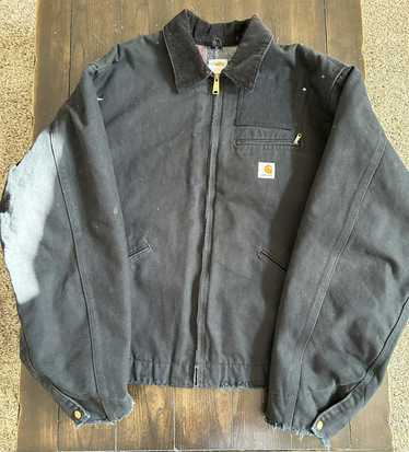 Carhartt × Vintage Black Carhartt Detroit jacked