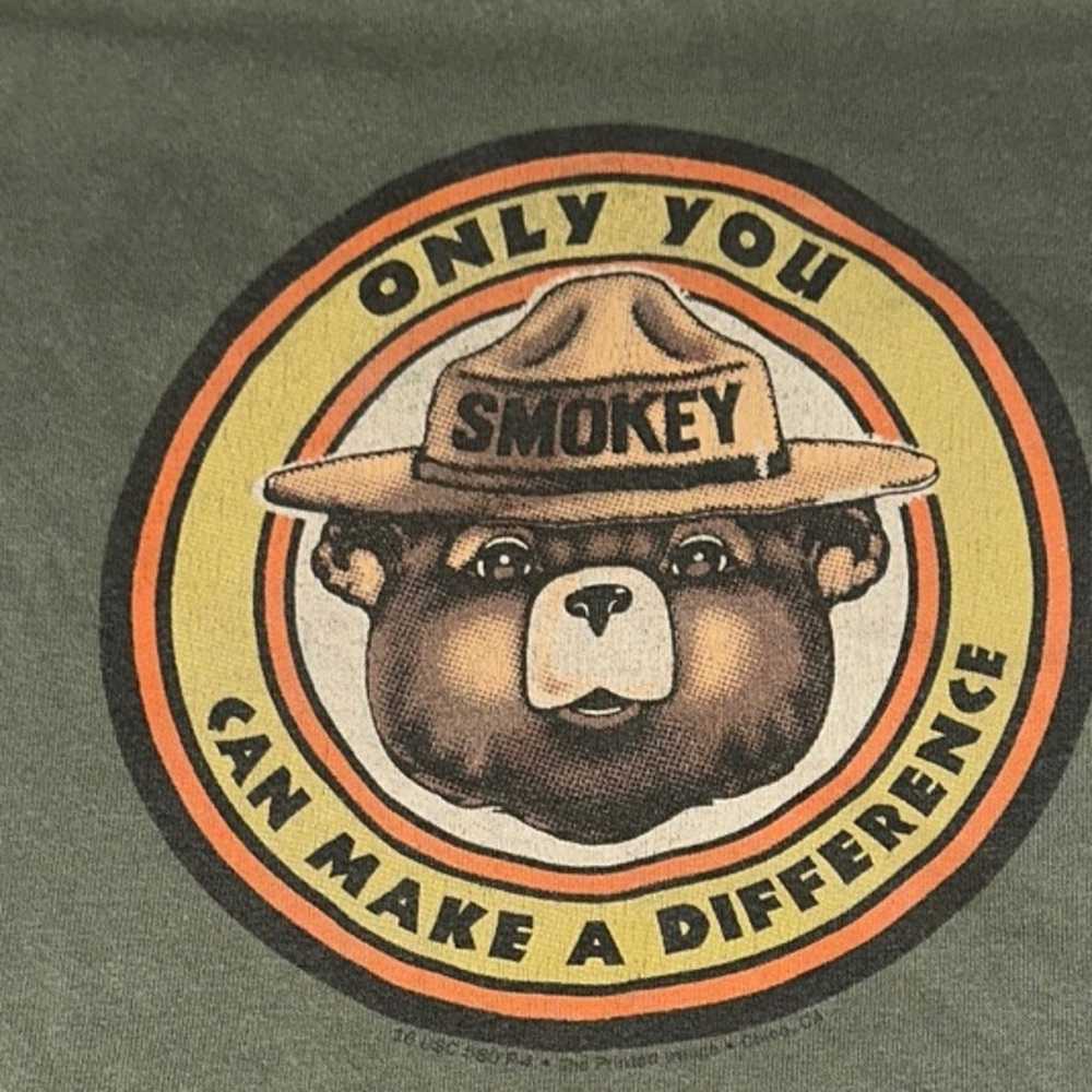 Smokey the bear vintage t shirt size XL - image 2